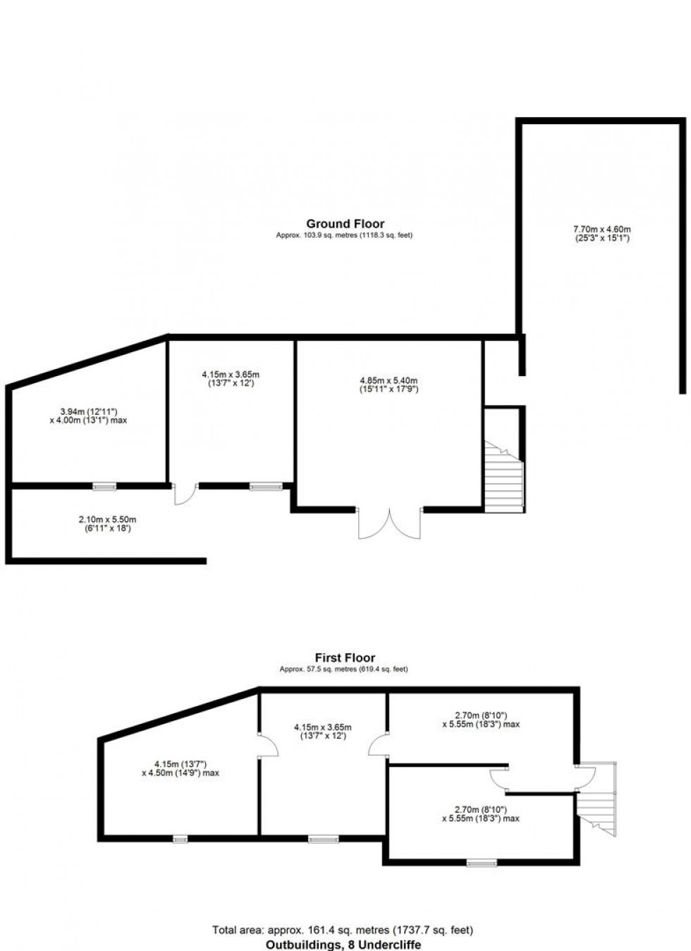 Floorplan for Rock House, Undercliffe, Pickering, a YO18 7BB