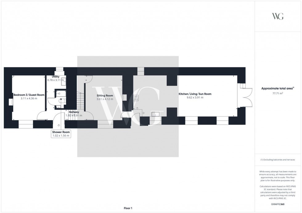 Floorplan for Main Street, Ebberston, Scarborough