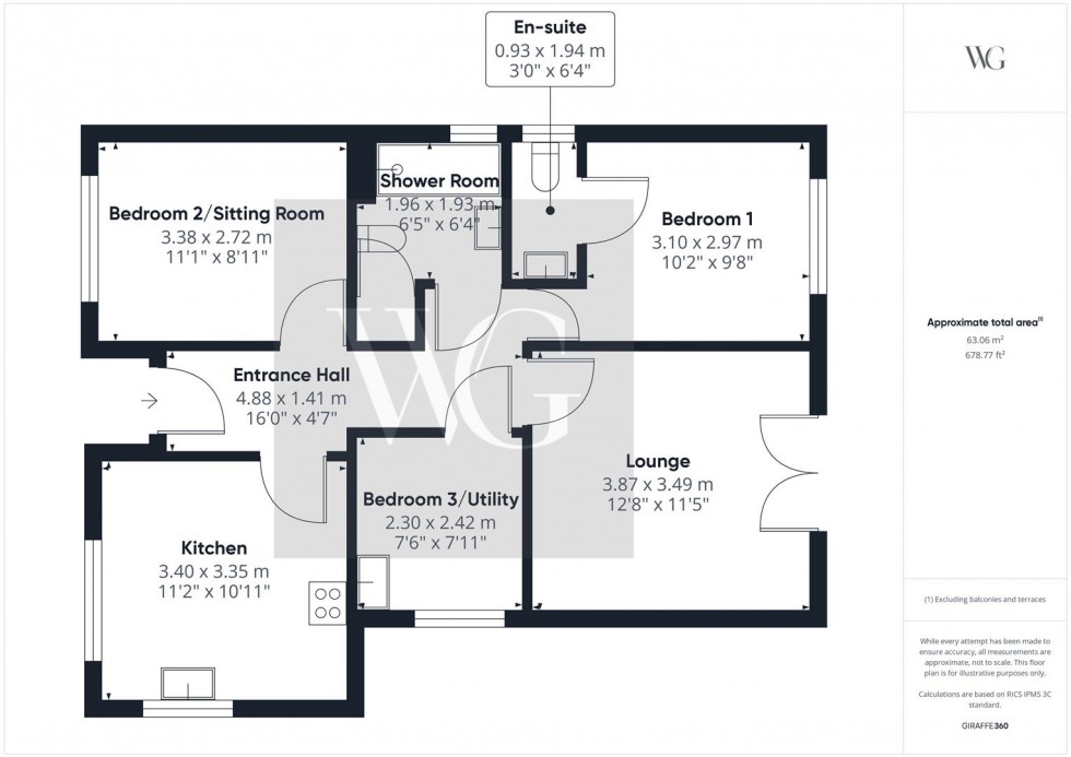 Floorplan for 11 Old Forge Way, Beeford, Driffield, YO25 8GA