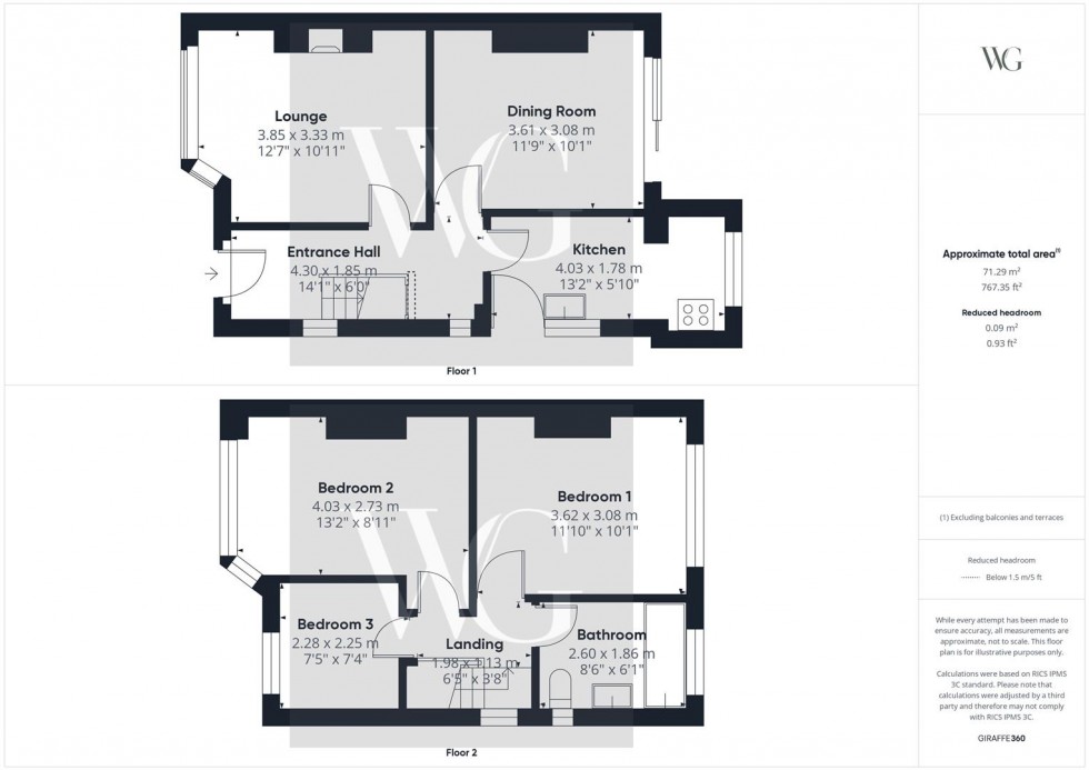 Floorplan for 18 Manorfield Avenue, Driffield, YO25 5HP