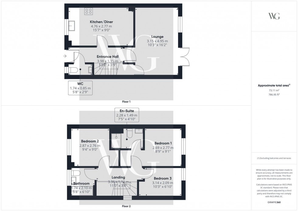 Floorplan for 10 Woodmansey Garth, Driffield, YO25 5GF