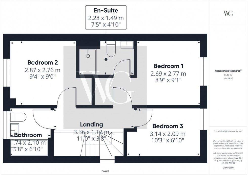 Floorplan for 10 Woodmansey Garth, Driffield, YO25 5GF