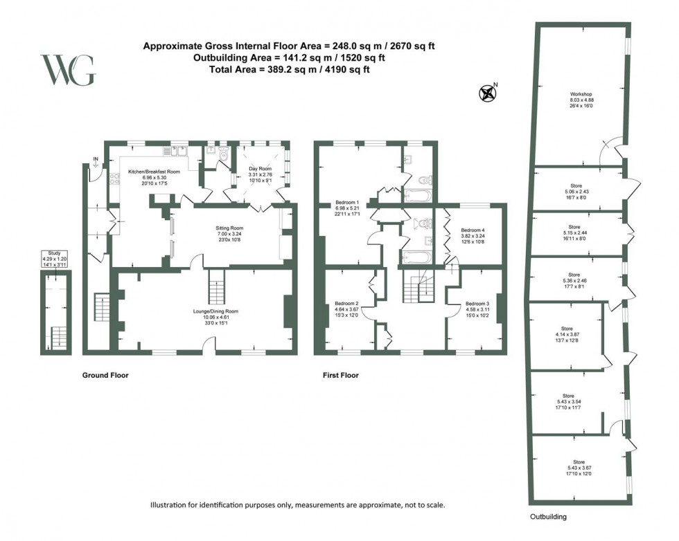 Floorplan for Old Pear Tree Farm, Back Street, Wold Newton, Driffield, YO25 3YJ