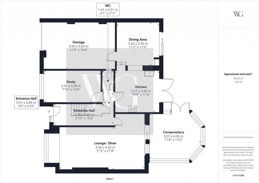 Floorplan for 8 St. Andrews Close, Middleton On The Wolds, Driffield, YO25 9UP