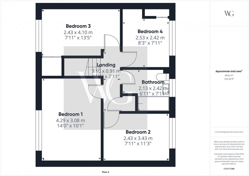 Floorplan for 8 St. Andrews Close, Middleton On The Wolds, Driffield, YO25 9UP