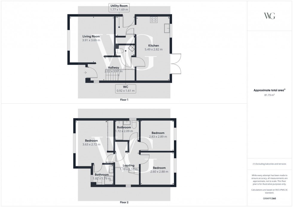 Floorplan for 5 Standfield Drive, Pickering, North Yorkshire, YO18 8EY