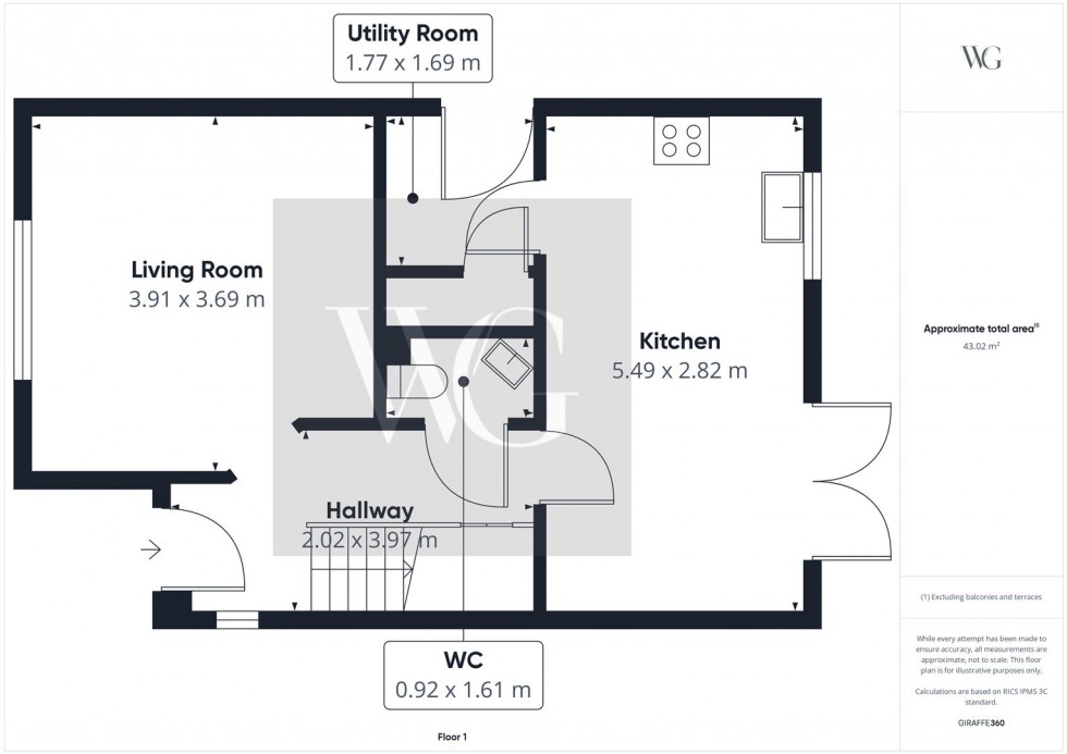 Floorplan for 5 Standfield Drive, Pickering, North Yorkshire,