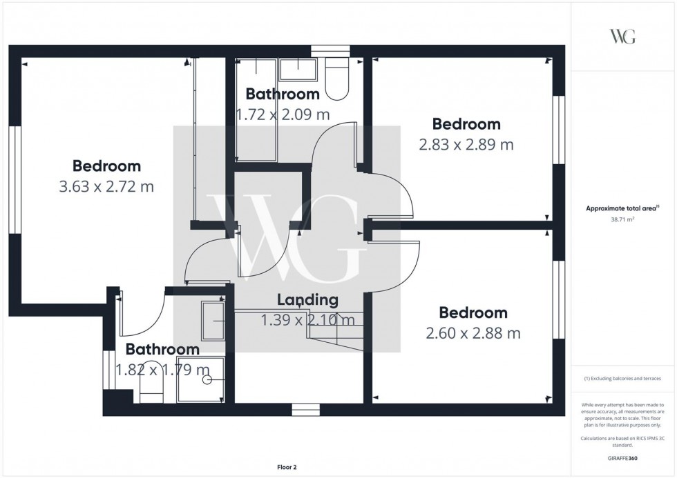 Floorplan for 5 Standfield Drive, Pickering, North Yorkshire, YO18 8EY