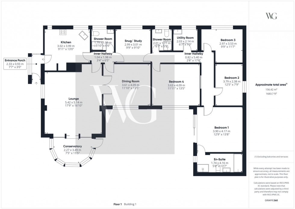 Floorplan for 41 The Green, Lund, Driffield, YO25 9TE