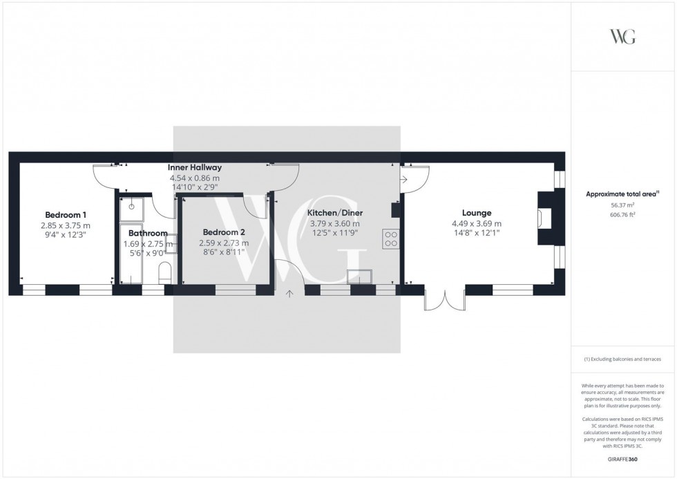 Floorplan for 20b Middle Street, Nafferton, Driffield, YO25 4JS